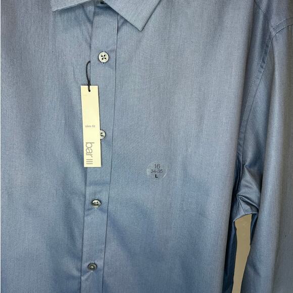 Bar III NWT Long Sleeve Button Up Dress Shirt Size Large - Picture 5 of 5